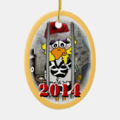 Kerstavond 2014 in Jailbird Ornament (Voorkant)