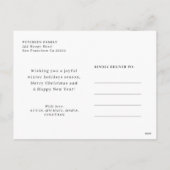 Kerstavond 3 fotocollage feestdagenkaart (Achterkant)