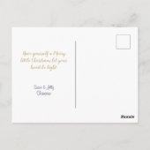 Kerstavond 3 Foto's Collage Briefkaart (Achterkant)