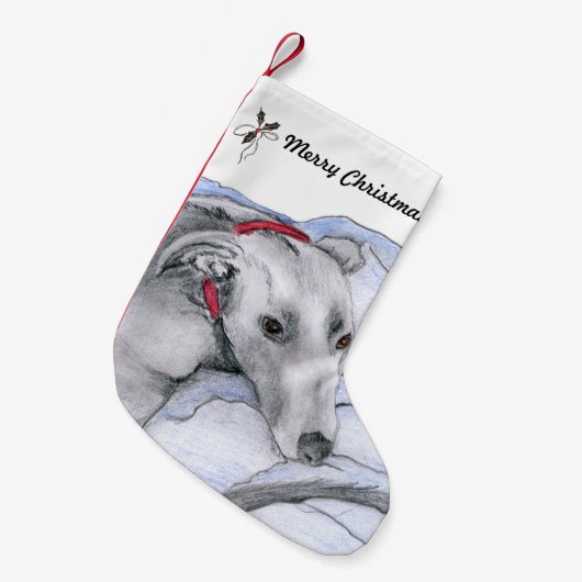 Kerstavond (a33) kleine kerstsok (Voorkant (Hangend))