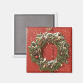 Kerstavond aan de deur hangen magneet (Voorkant / Achterkant)