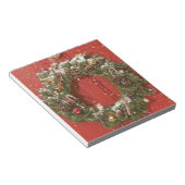 Kerstavond aan de deur hangen notitieblok (Schuin)