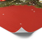 Kerstavond aan de deur hangen poster (Hoek)