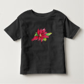 Kerstavond Bloem Kinder Shirts (Voorkant)
