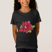 Kerstavond Bloem T-shirt (Voorkant)