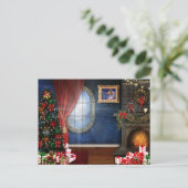 kerstavond briefkaart (Staand voorkant)