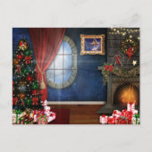 kerstavond briefkaart (Voorkant)