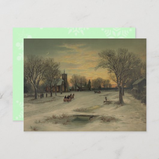 Kerstavond - Briefkaart #2 (Voorkant / Achterkant)