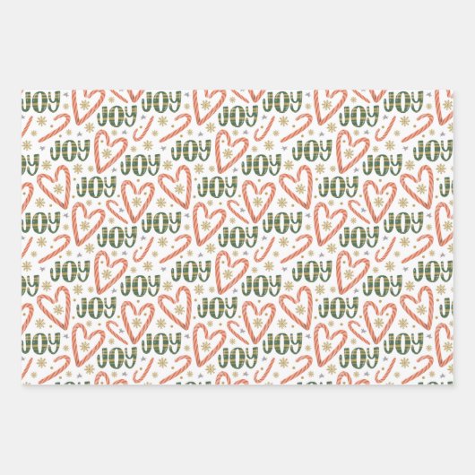 Kerstavond, cacao, bomen en cadeautjes inpakpapier vel (Voorkant 2)