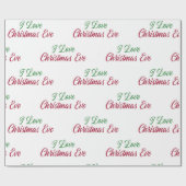 kerstavond cadeaupapier (Vlak)