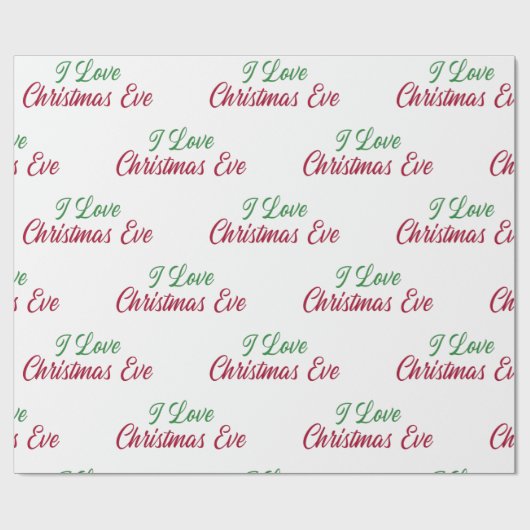 kerstavond cadeaupapier (Vlak)