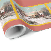 kerstavond cadeaupapier (Rol Hoek)