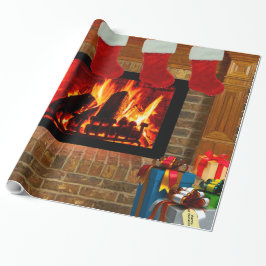 kerstavond cadeaupapier