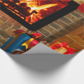 kerstavond cadeaupapier (Hoek)