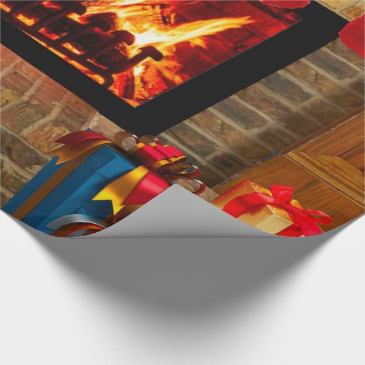 kerstavond cadeaupapier (Hoek)