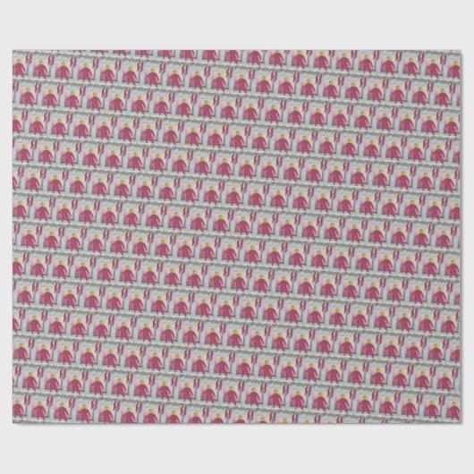 kerstavond cadeaupapier (Vlak)