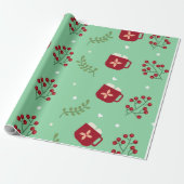 Kerstavond Cadeaupapier (Uitgerold)