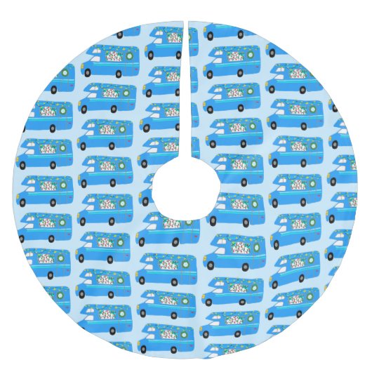 Kerstavond Camper RV Xmas Kerstboom Rok (Voorkant)