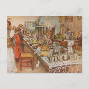 Kerstavond Carl Larsson 1904 Feestdagenkaart