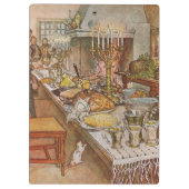 Kerstavond Carl Larsson 1904 Klembord (Achterkant)