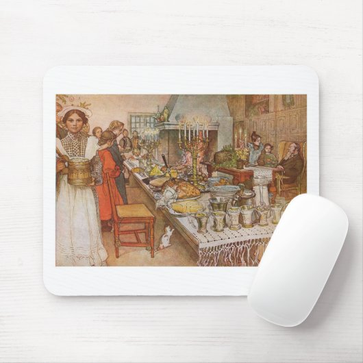 Kerstavond Carl Larsson 1904 Muismat (Met muis)