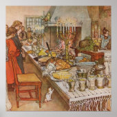 Kerstavond Carl Larsson 1904 Poster (Voorkant)