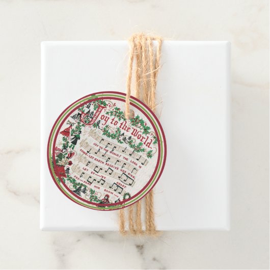 Kerstavond Carol maakt deel uit van de World Class Bedankjes Labels (In situ)