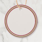 Kerstavond Carol maakt deel uit van de World Class Bedankjes Labels (Achterkant)