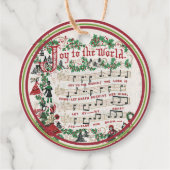 Kerstavond Carol maakt deel uit van de World Class Bedankjes Labels (Voorkant)