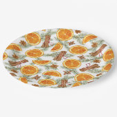 Kerstavond Citrus en Spice Holiday Papieren Bordje (Gekanteld)