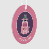 Kerstavond de Varkens Ornament (voorkant)