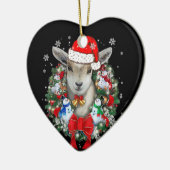 Kerstavond decoratie van geit (Links)