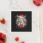 Kerstavond decoratie van geit servet (Insitu)