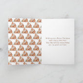 Kerstavond decorteren in het ontbijt feestdagen kaart (Binnen)