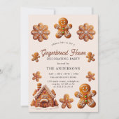 Kerstavond decorteren in het ontbijt kaart (Voorkant)