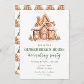 Kerstavond decorteren in het ontbijt kaart (Voorkant / Achterkant)