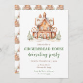 Kerstavond decorteren in het ontbijt kaart (Voorkant / Achterkant)