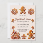 Kerstavond decorteren in het ontbijt kaart (Voorkant)