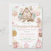 Kerstavond decorteren in het ontbijt kaart (Voorkant)