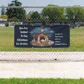 Kerstavond dienst Geboorte Christelijke Kerk Spandoek (Insitu)
