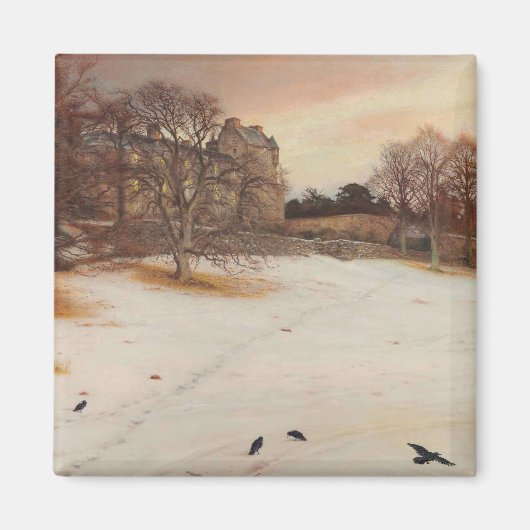 Kerstavond (door John Everett Millais) Magneet (Voorkant)