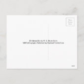 Kerstavond door W.C. Bauer van Feestdagenkaart (Achterkant)