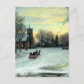 Kerstavond door W.C. Bauer van Feestdagenkaart (Voorkant)