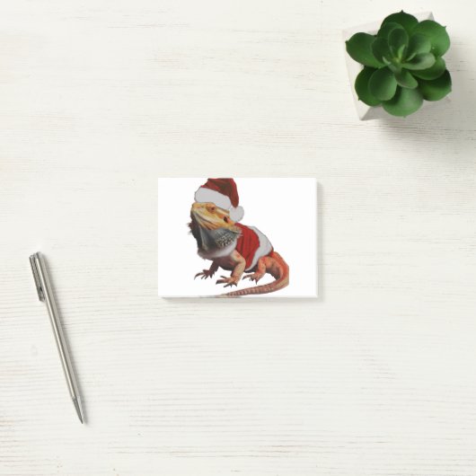 Kerstavond Dragon Holiday Bearded Dragon Post-it® Notes (Kantoor)