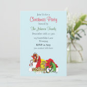 Kerstavond Draken Kaart (Staand voorkant)