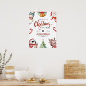Kerstavond Eet Uitnodiging, Kerstfeest Poster (Keuken)