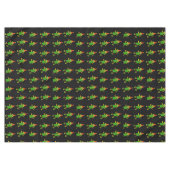 Kerstavond, Elf Black Tablecloth Tafelkleed (Voorkant (Horizontaal))