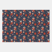 Kerstavond en -behandelingen inpakpapier vel (Voorkant 3)