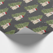 Kerstavond en de boom cadeaupapier (Hoek)