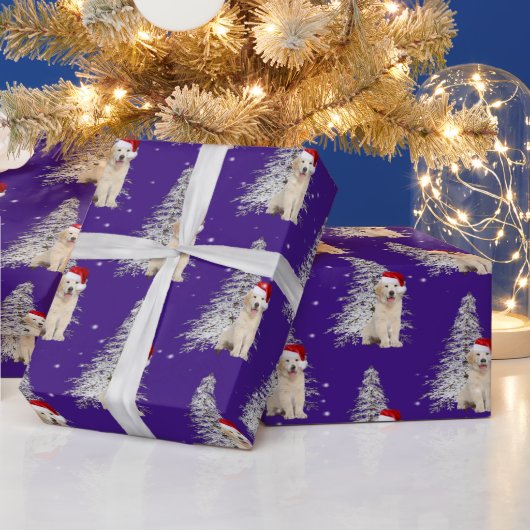 Kerstavond en de boom cadeaupapier (Feestdagen)